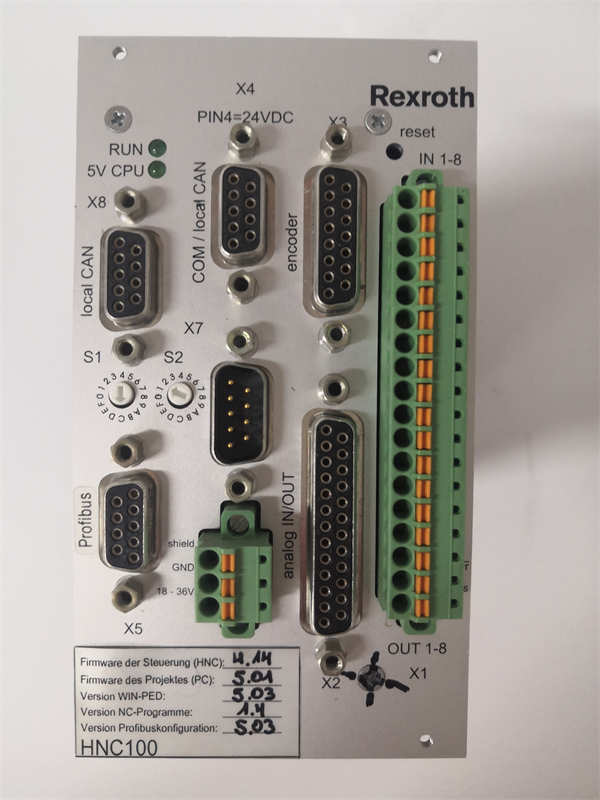 VT-HNC100-1-23W-08-P-0 R90095899 REXROTH 