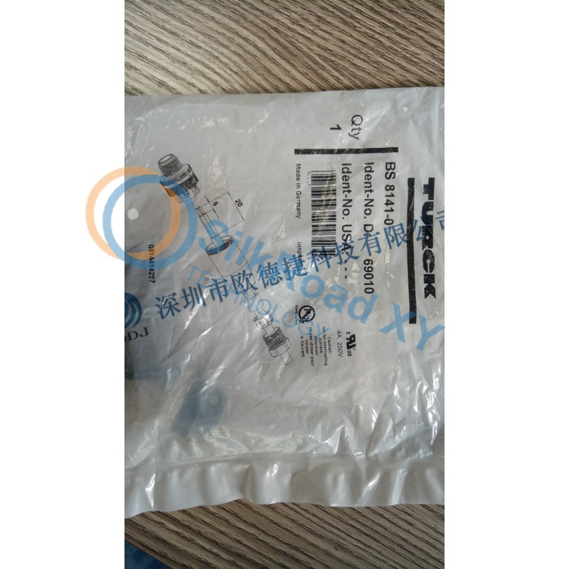 TURCK BS8141-0 Field-Wireable Connector TURCK BS8141-0 Field-Wireable Connector